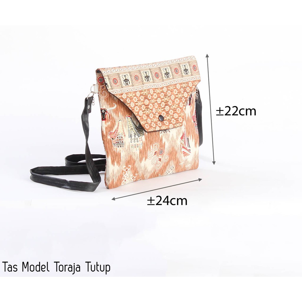 Tas Selempang Remaja Murah Tas Toraja Tutup
