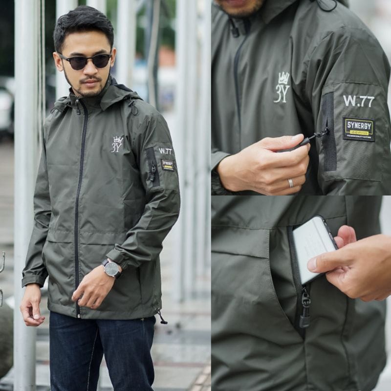 JAKET JUMBO PARASUT TASLAN XXL -XXXL JAKET PRIA JUMBO