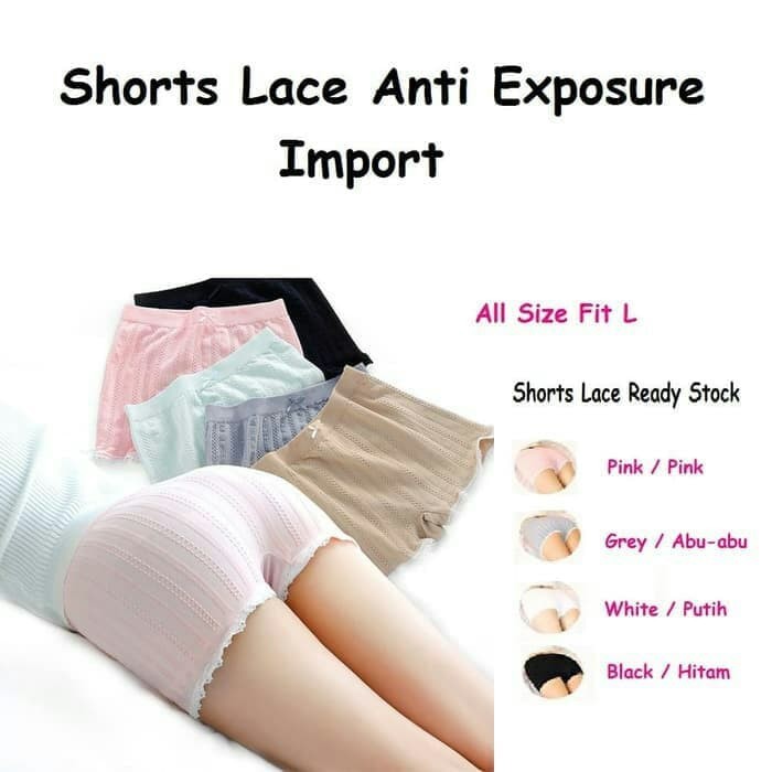 Celana pendek short lace sexy wanita pakaian dalam hot pants