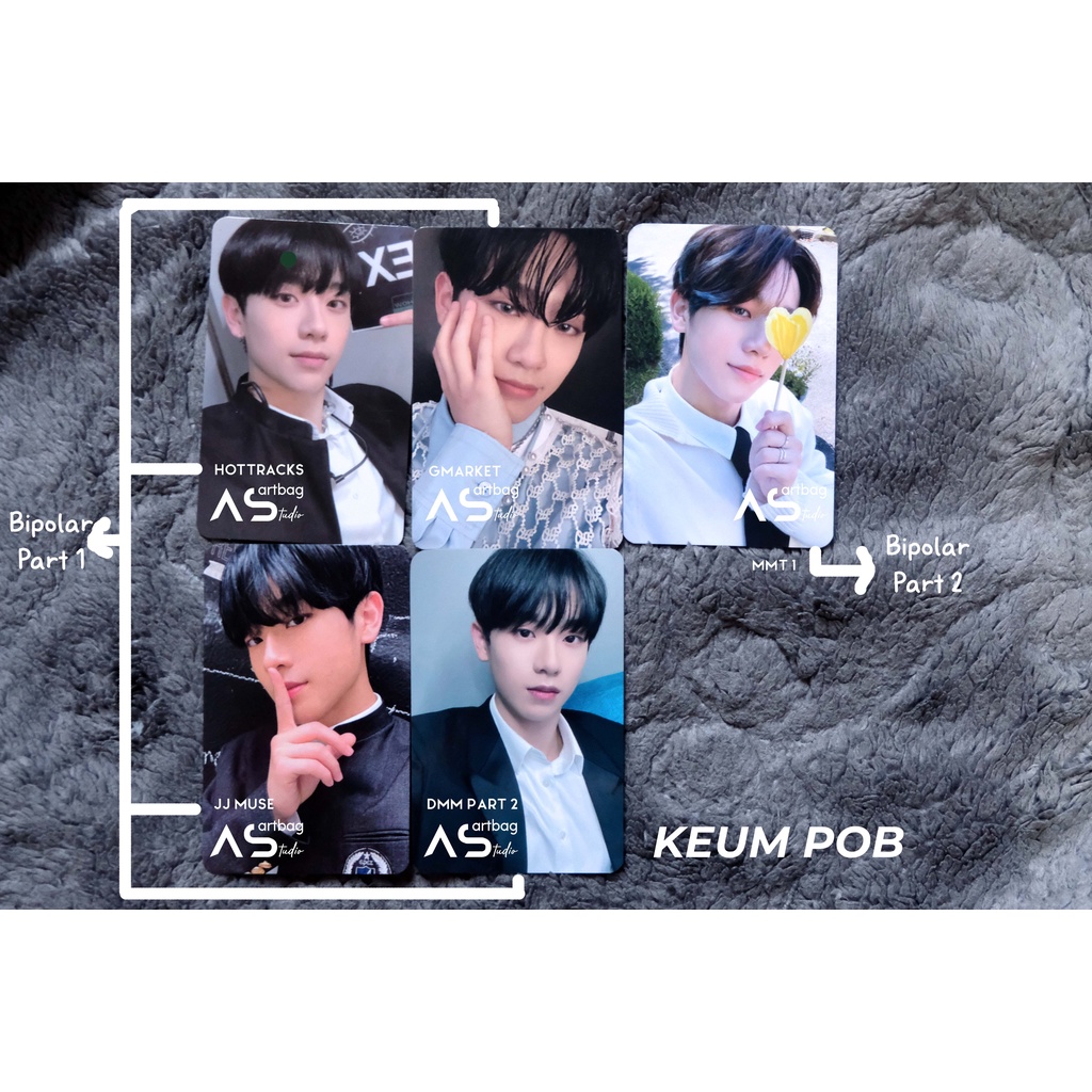 Photocard PC Benefit POB Epex Ayden Keum Wish Bipolar Part 1 Album