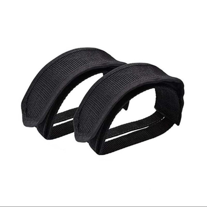 Promend Tali pedal Sepeda Bicycle pedal Toe clip foot strap YQ-097 - Hitam