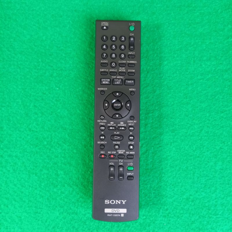 Remote DVD Home Theater SONY Original Asli . RMT - D257A .