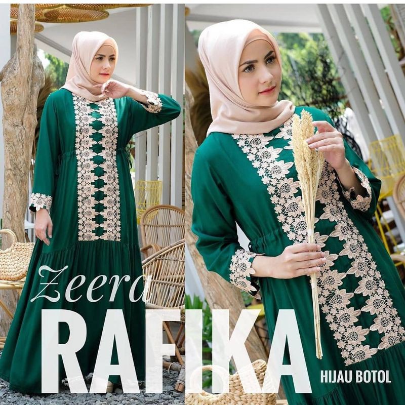 DASTER ARAB RAFIKA | RAYON SUPER GRADE A | RESLETING DEPAN BUSUI | RENDA MILO ORI