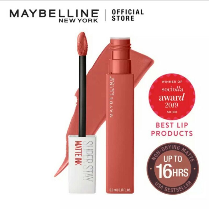 maybelline super stay matte ink no 130 self starter