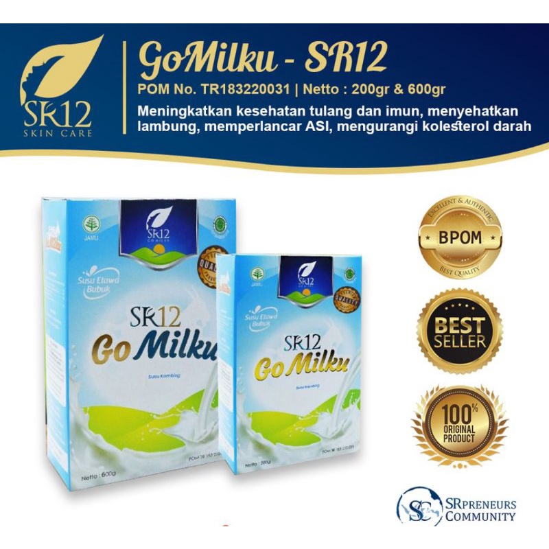 

SUSU KAMBING ETAWA GOMILKU SR12 || SUSU KAMBING KUALITAS PREMIUM || GOMILKU SR12