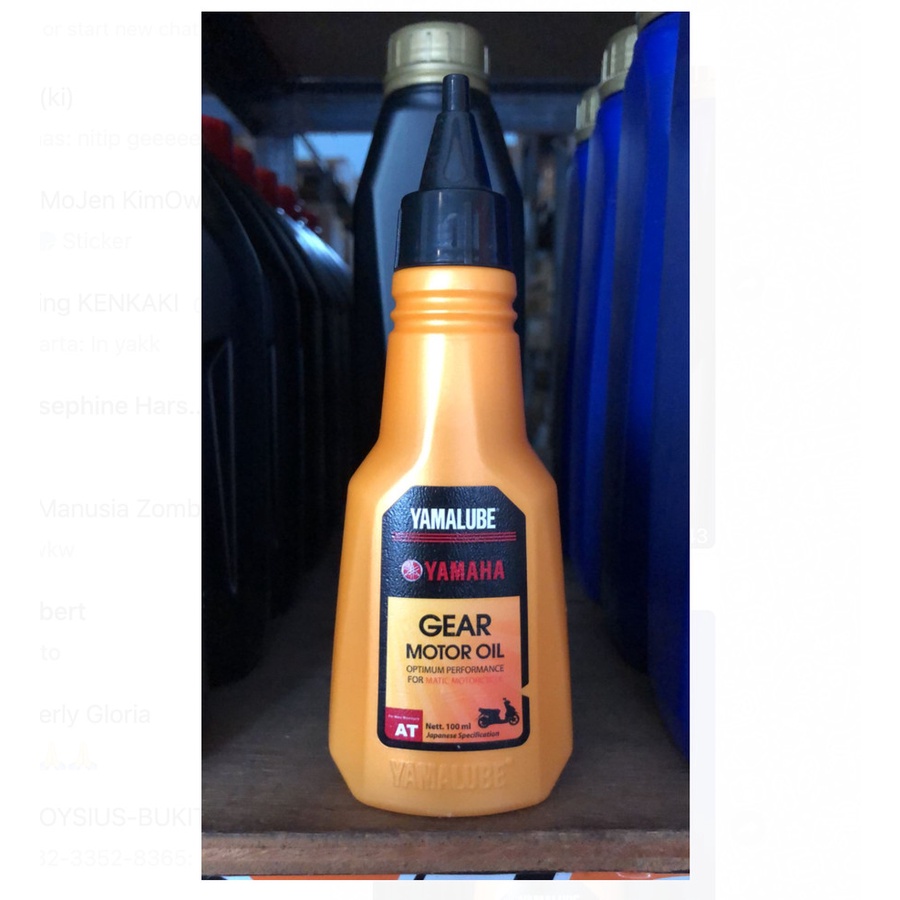 OLI YAMALUBE GARDAN 100 ML GEAR MOTOR OIL OLI MOTOR ASLI YAMAHA