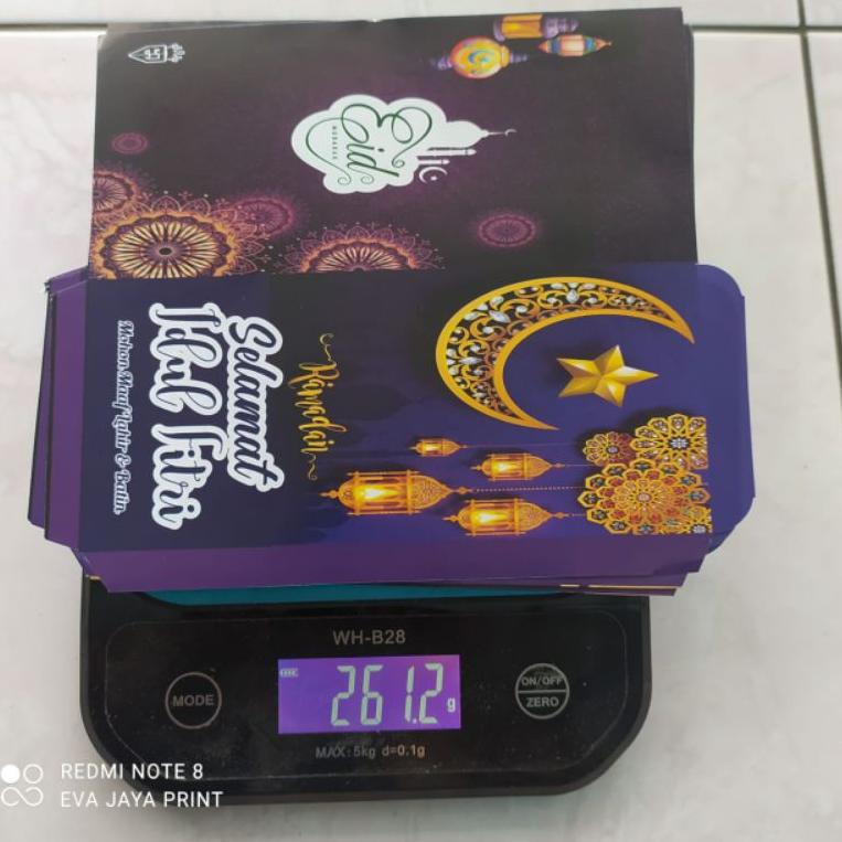 

[KODE PNLS7] 100 lembar Amplop Lebaran Panjang