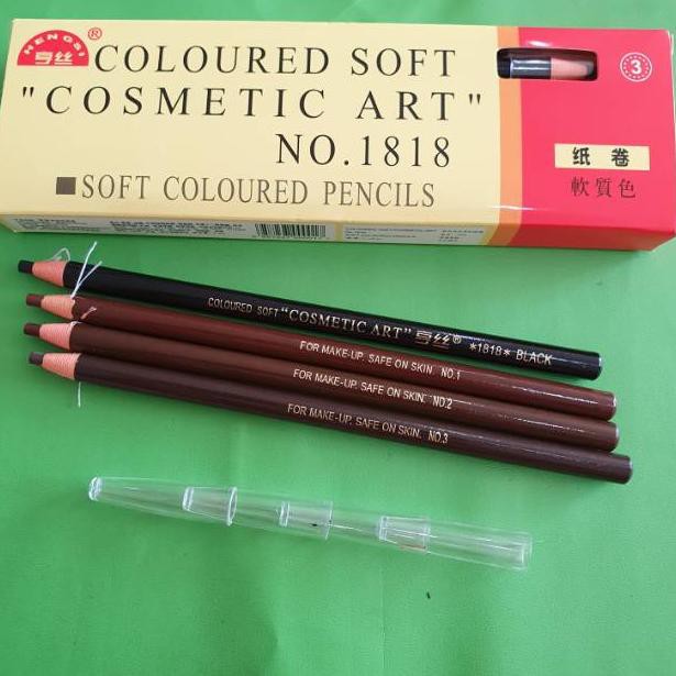 

Isi 12 pcs pensil tarik benang HENGSI cosmetic art soft coloured pensil (KODE 057)
