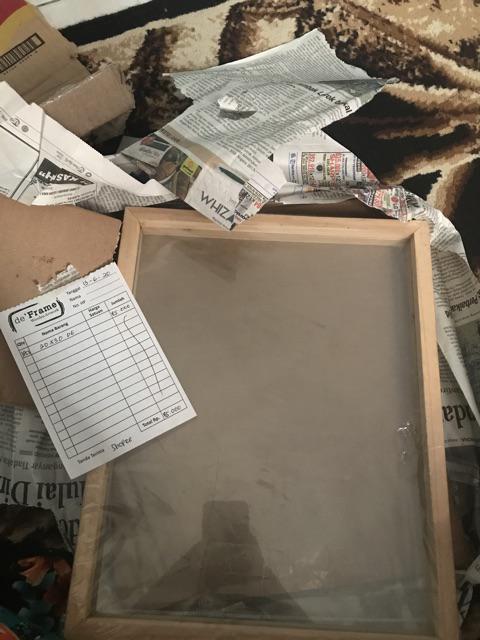 Pigura Double Glass Natural 20x30