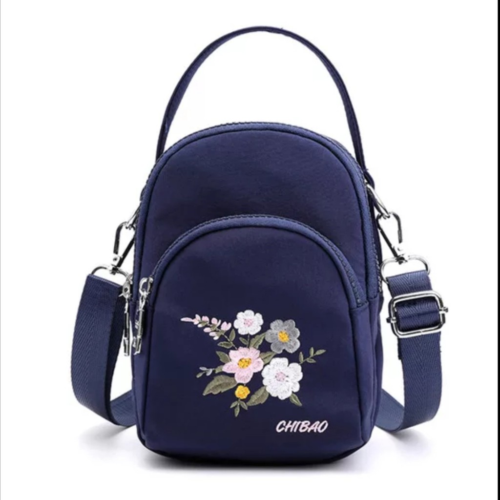 Fashion Bag Bordir Flower Beautiful Trend For You Tas Selempang Korean