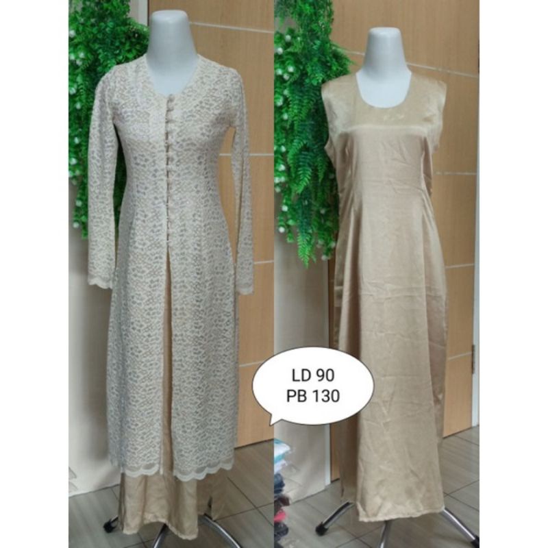 Gamis pesta brukat preloved anak tanggung