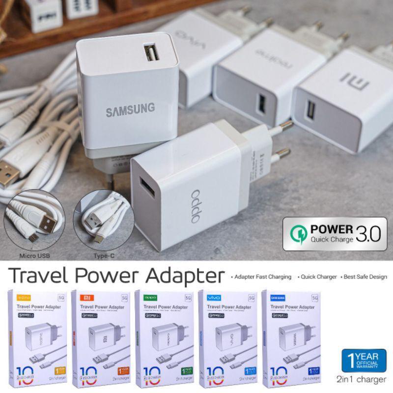 Tc Travel Charger Brand 5G S-300 Micro Usb &amp; Type-C