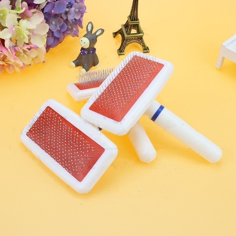 sisir kucing Sisir Sikat Slicker  kucing Bulu  bulu rontok Rambut Anjing Kucing Pet Brush Comb Grooming | Sisir Kucing Murah