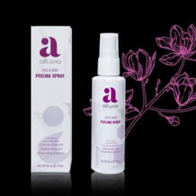 Peeling spray alluvia