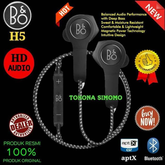 PROMO BANG & OLUFSEN BEOPLAY H5 / B&O H5 Bluetooth Earphones Original MURAH