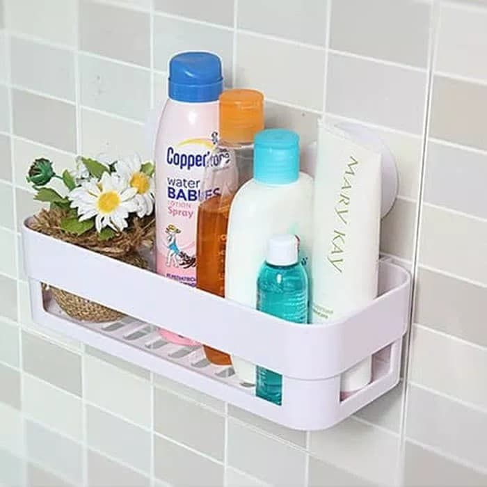 Rak Dinding Kamar Mandi - Rak Shampo dan Sabun - Rak Gantung | Shopee