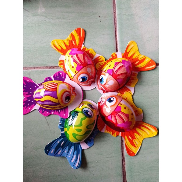 

Permen ikan mimi choco coated