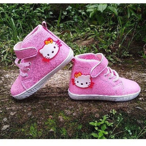 sepatu sneaker boots anak motif kartun KTY 22-25