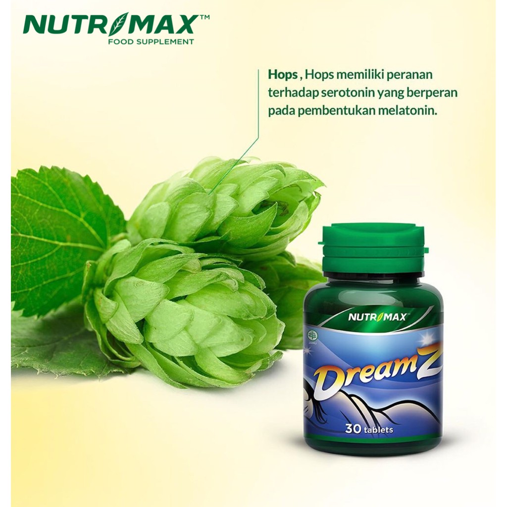 ORIGINAL Nutrimax Dreamz 30s BPOM / Nutrimax Sweet Dreams / Vitamin Susah Tidur / LEDI MART