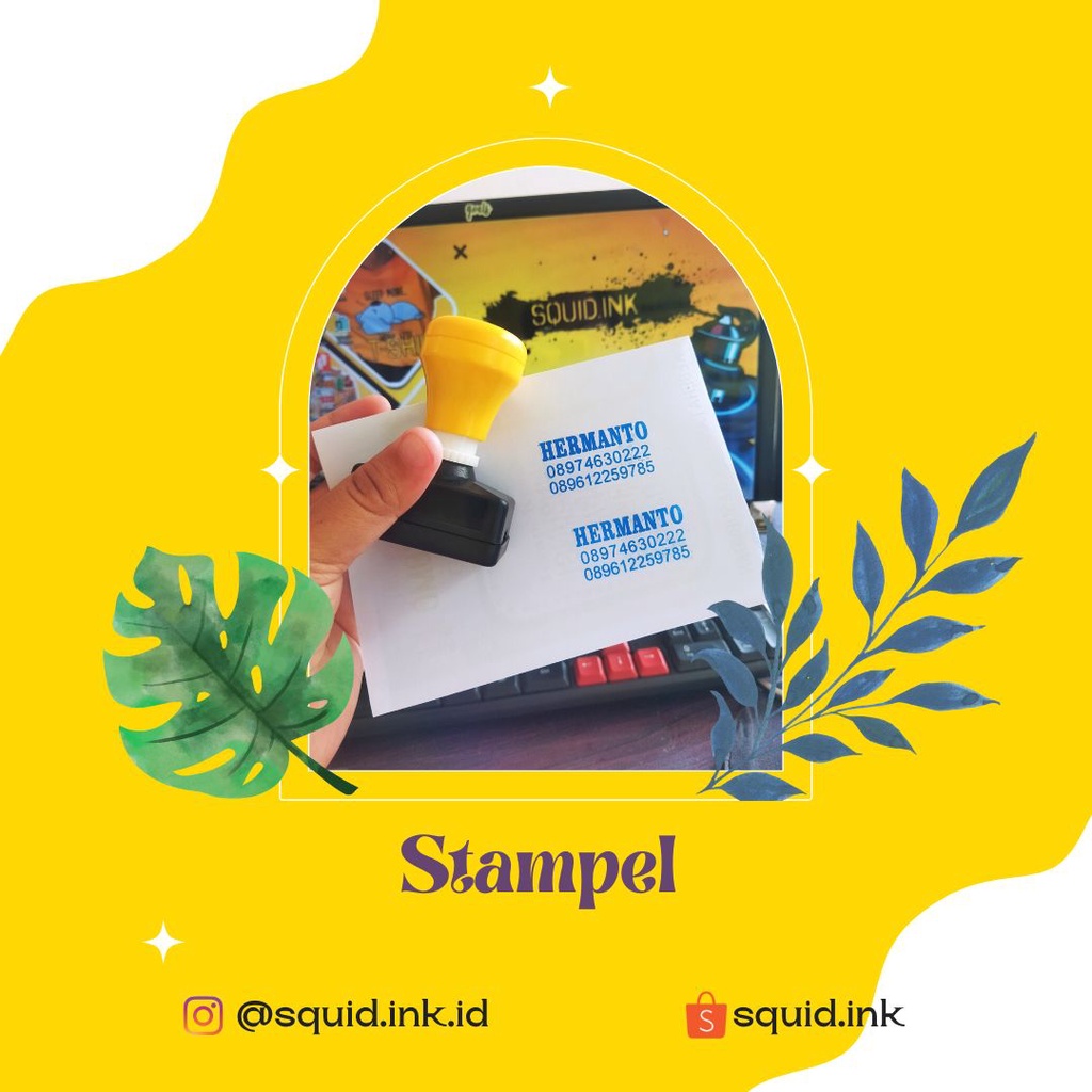 

[SQUID.INK] STAMPEL FLASH STAMPEL OTOMATIS STAMPEL CUSTOM