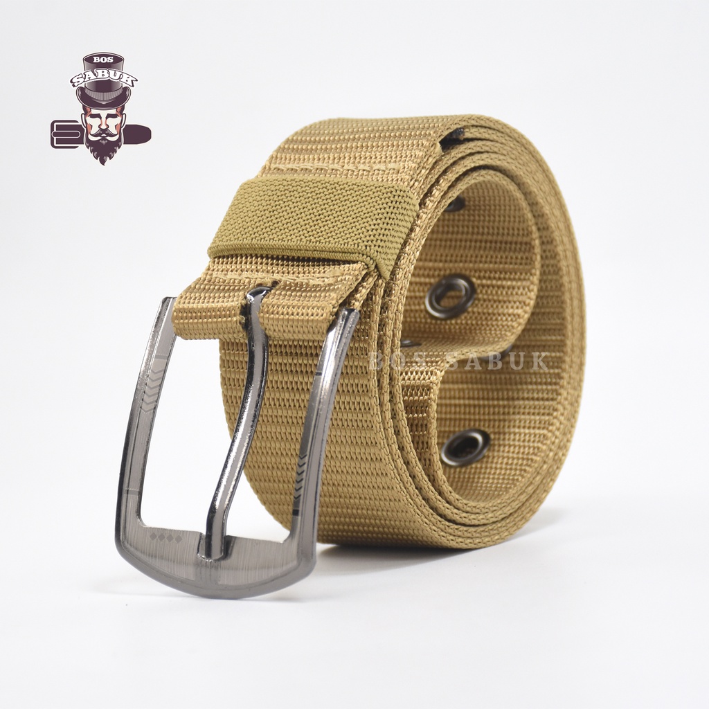 Ikat Pinggang Pria Nylon Canvas Terbaru Sabuk Pria Tactical Military Gesper Kanvas Nylon Men Belt-BS223