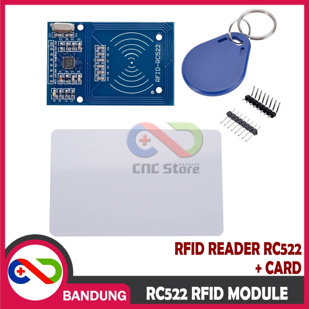 MFRC-522 RFID MODULE CARD PLUS KEYCHAIN SENSOR MODULE FOR E-TOLL E-KTP