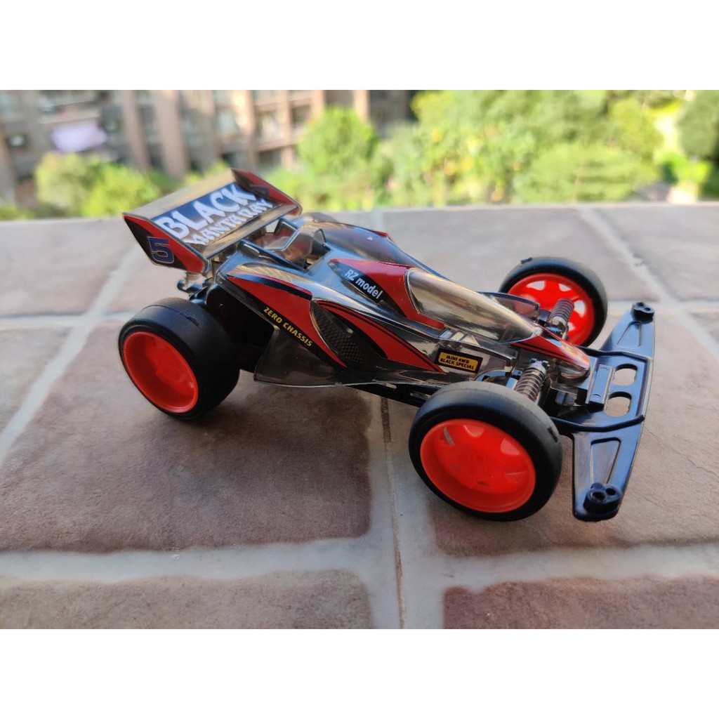 Tamiya Mini 4wd Merk Ruize Manta Ray Black Special ZERO Chassis