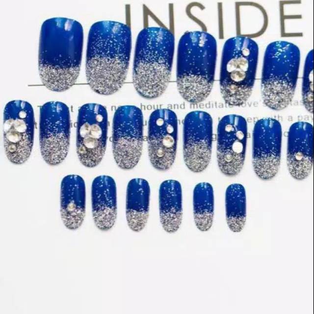 Kuku palsu Wedding FREE LEM || kuku matte || fake nail 3D /solo/ (4)