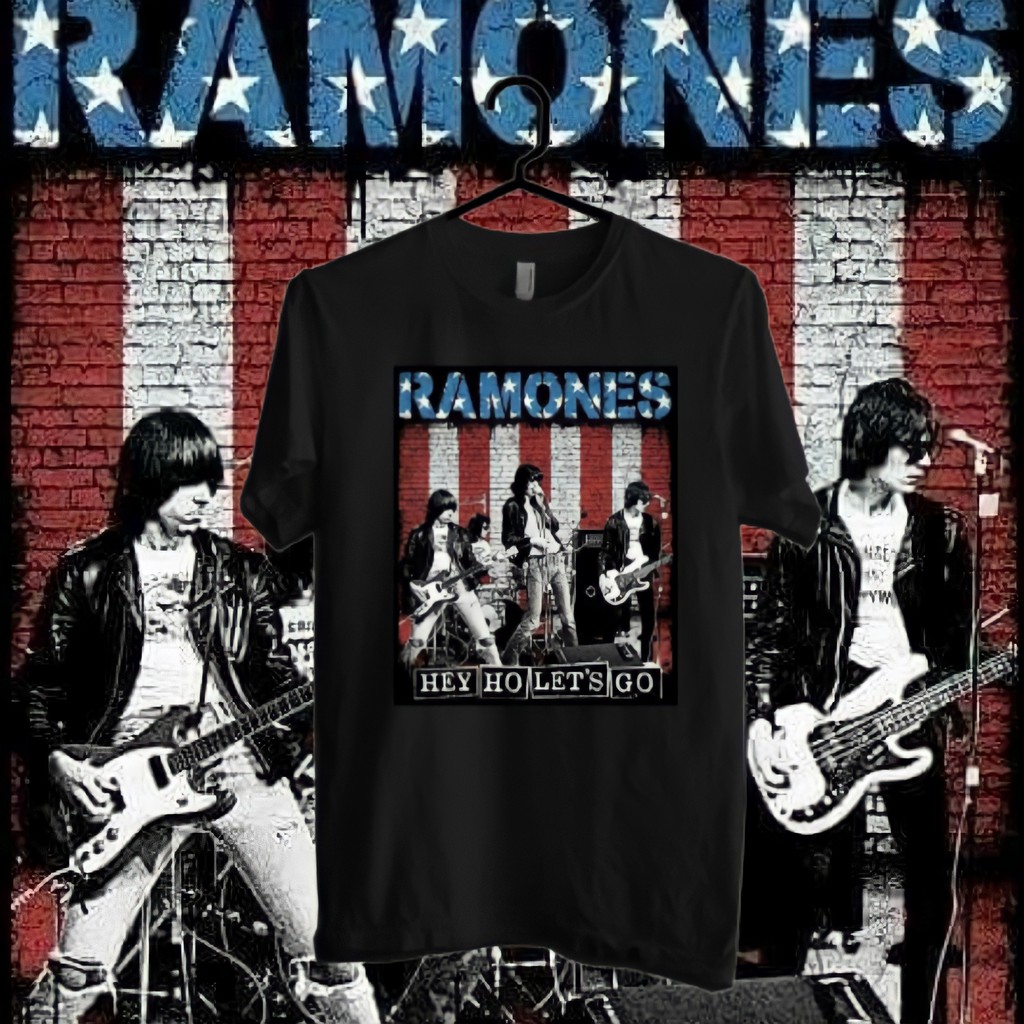 KAOS BAND RAMONES HEY HO LET'S GO | CIREBON CLOTH