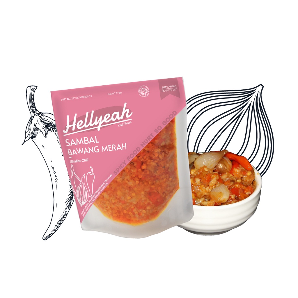 

Hellyeah Sambal Bawang Merah 170 gram