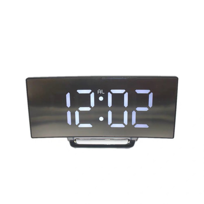 Jam Meja Digital Led Weker / Digital Alarm Clock Mirror DT-6507 WHITE