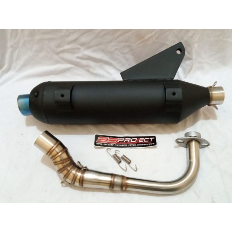 New Knalpot Motor Matic Fullpack mio sporty mio smile fino karbu mio j fino fi 115 soul gt 115 mio m