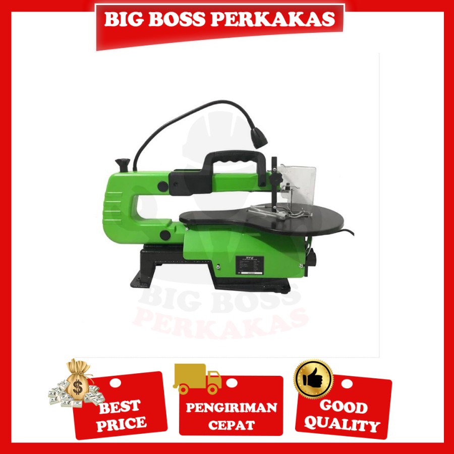 RYU Scroll Saw RSS125/Mesin Gergaji Meja Ukir Kayu 16" gergaji ukir