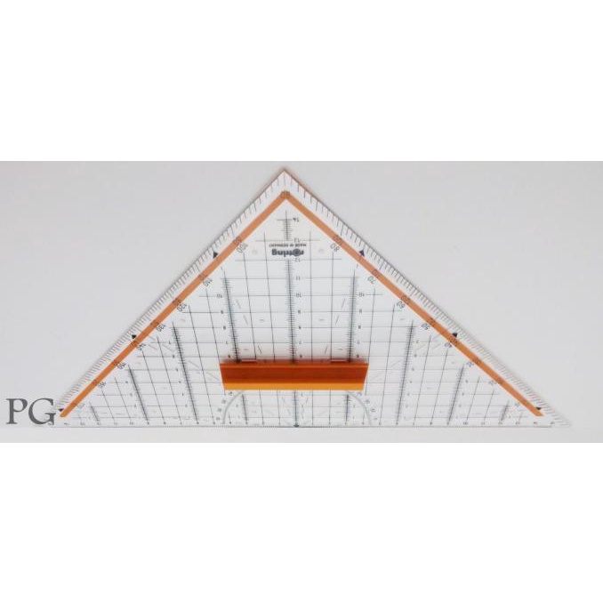 

Rotring Technical Triangle Ruler Penggaris Segitiga Pegangan Centro