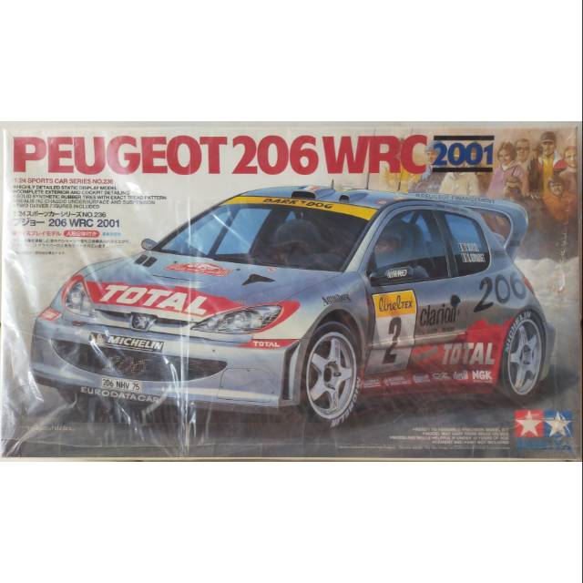 TAMIYA 1:24 PEUGEOT 206 WRC 2001