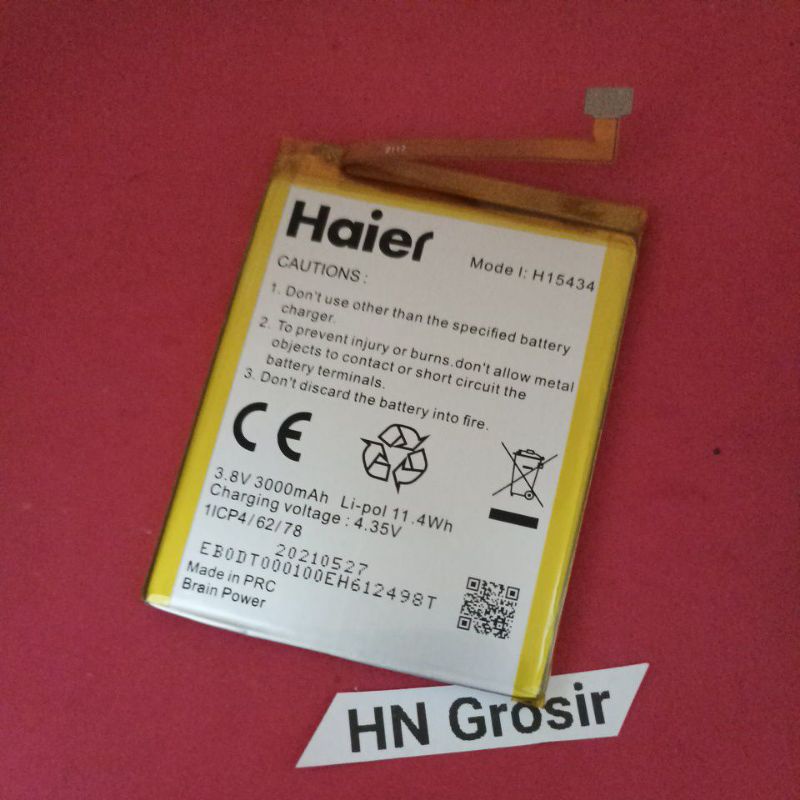 Baterai batre Andromax Haier L7 Lite L7 Leisure model  H15434 original Battery hp Haier L7