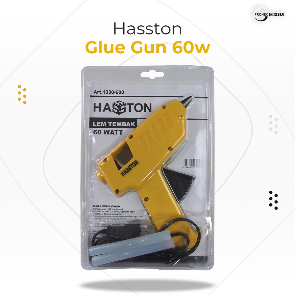 Hot Melt Glue Gun PROHEX 60 Watt / Alat Lem Lilin Tembak