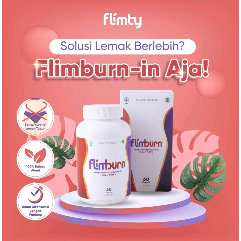 FLIMBURN FAT BURNER AND BOOST METABOLISM SUPLEMENT FLIMTY MENGURANGI LEMAK TUBUH