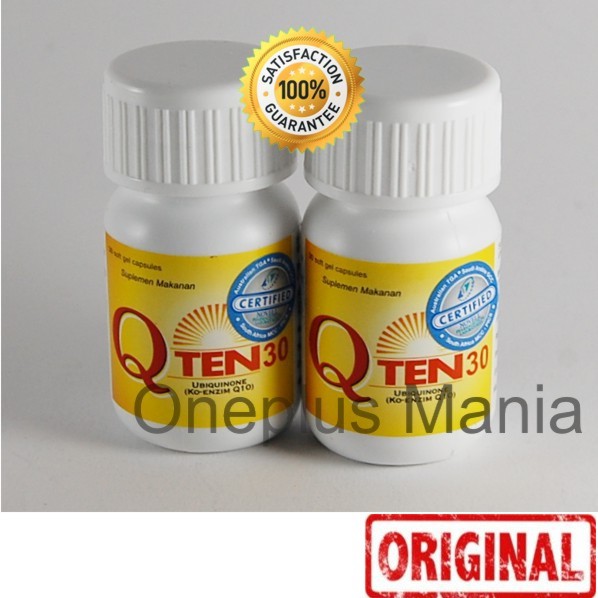 Q-TEN / Q TEN / QTEN 30 SUPLEMEN JANTUNG DAN ANTIOKSIDAN