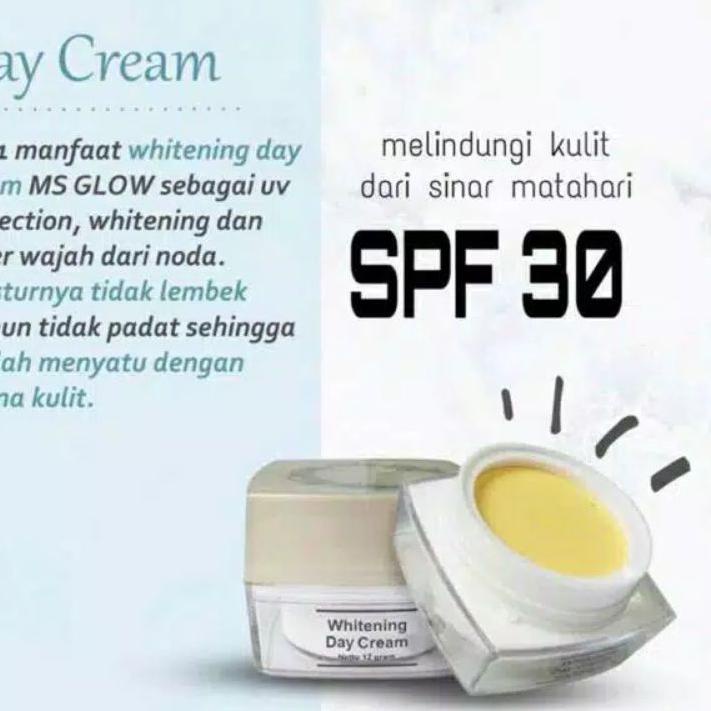 GRATIS ONGKIR✅Day Cream Ms Glow Whitening Ecer Krim Siang Msglow|SQ6