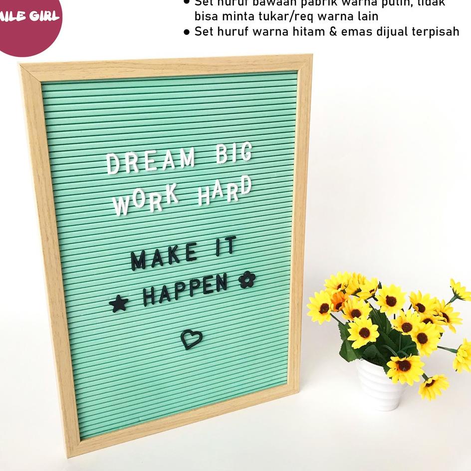 

Terbaru - TERMURAH Papan Nama Bayi / Letter Board Kekinian SmileGirl 40x28 ✓