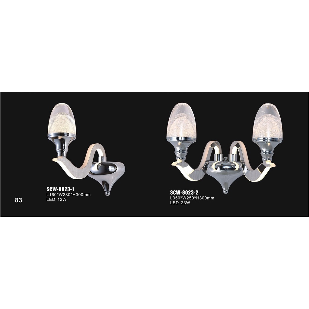 Lampu Gantung dan Dinding Model Bunga Tulip Dekorasi Ruang Tamu 8023