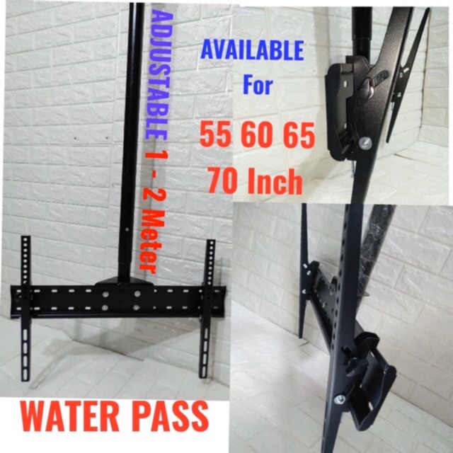 BRACKET TV GANTUNG 55,60,65,70 INCH WATER PASS 2 METER ADJUSTABLE
