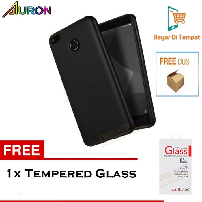 Auron Case Black Rubber Xiaomi Redmi S2 / Redmi 3 Pro / Redmi 4a / Redmi 4x / Redmi 5 / Redmi 5 Plus