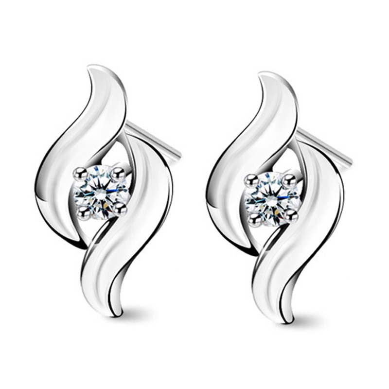Anting Perak 925 Wanita Anting Fashion Perhiasan/Subang Telinga anting perempuan