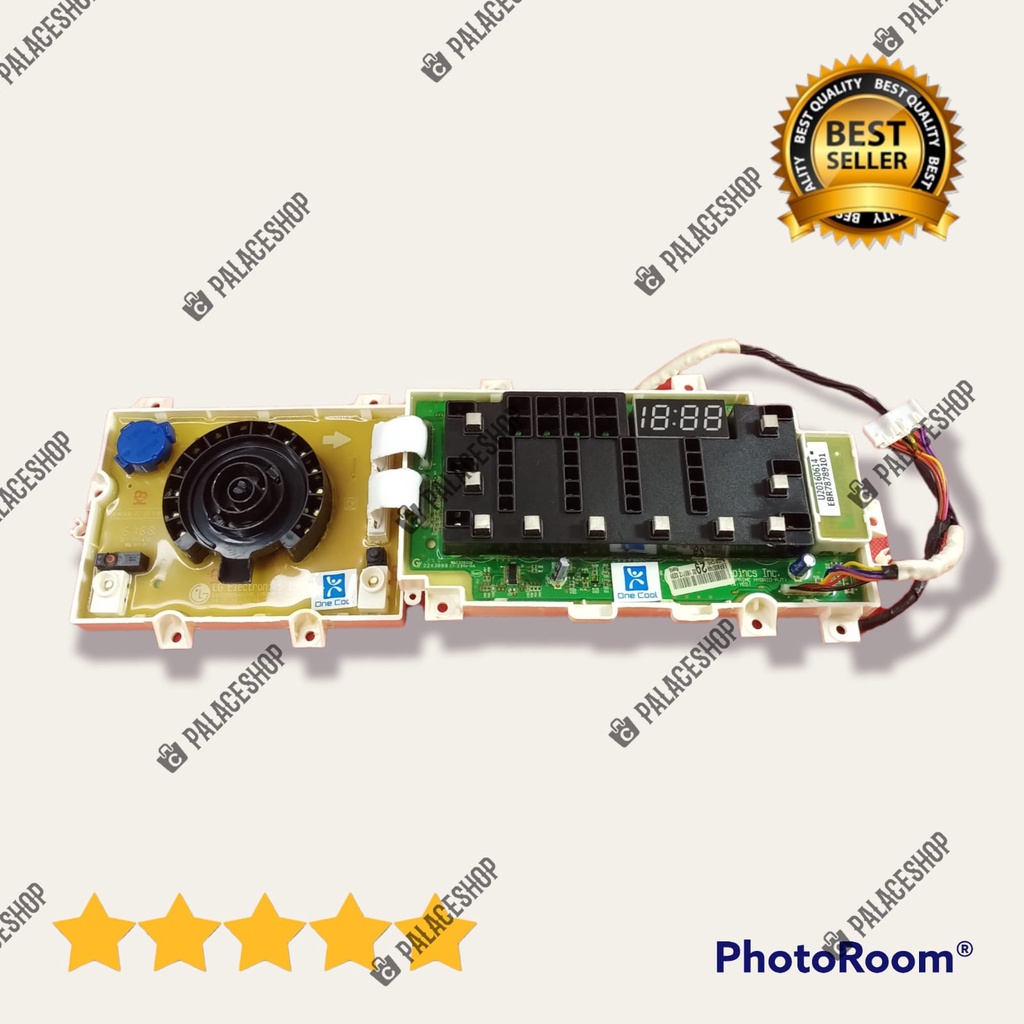 Modul PCB DISPLAY MESIN CUCI FRONT LOADING LG F1007NPPW