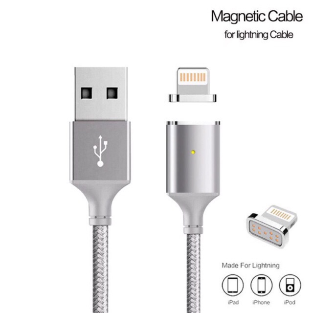 KABEL CHARGER MAGNET 3 IN 1 MAGNET ANDROID TIPE C DAN IPHONE