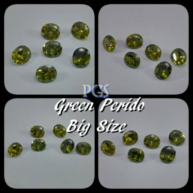 TERMURAH !!! GREEN PERIDOT CUTTING