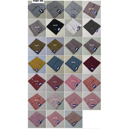 Mandjha Polos Ivan Gunawan Fashion Scarf Polos Non Parfum