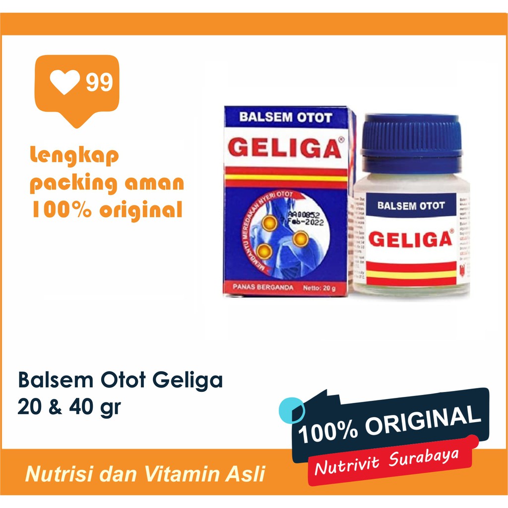 BALSEM GELIGA 20GR/ 40GR